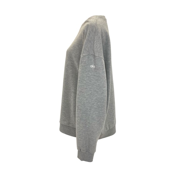 ALO Crew Pullover Sweatshirt XL Gray - Picture 6 of 16